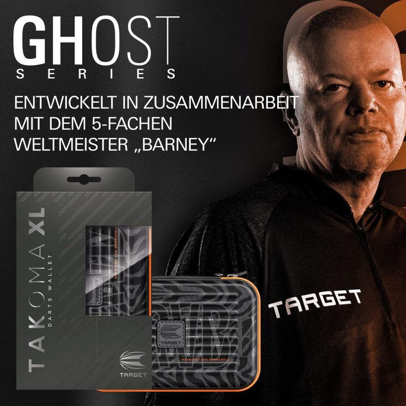 Target Takoma XL Ghost Raymond van Barneveld Wallet Aufbewahrung Case