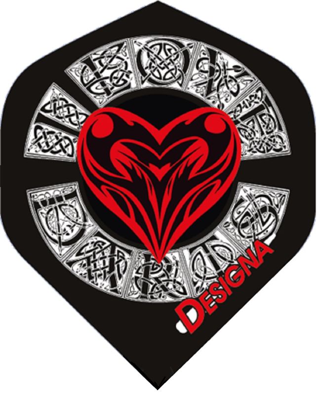 Designa DSX Collection Love Darts Dart Flights Flights