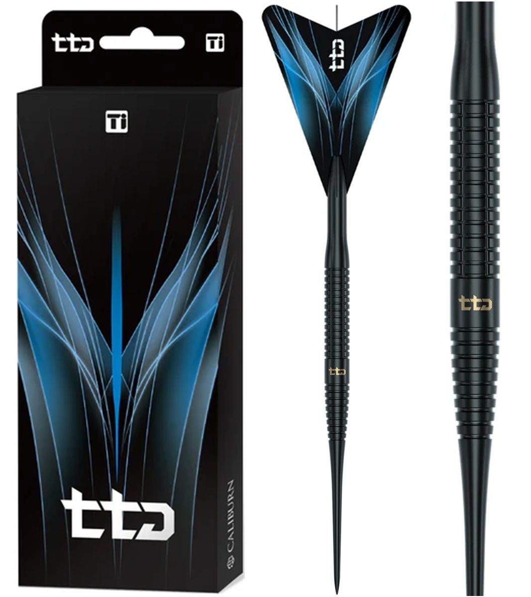 Caliburn TTD Dart T3 Black Steeldarts 7 Gramm Steeldarts
