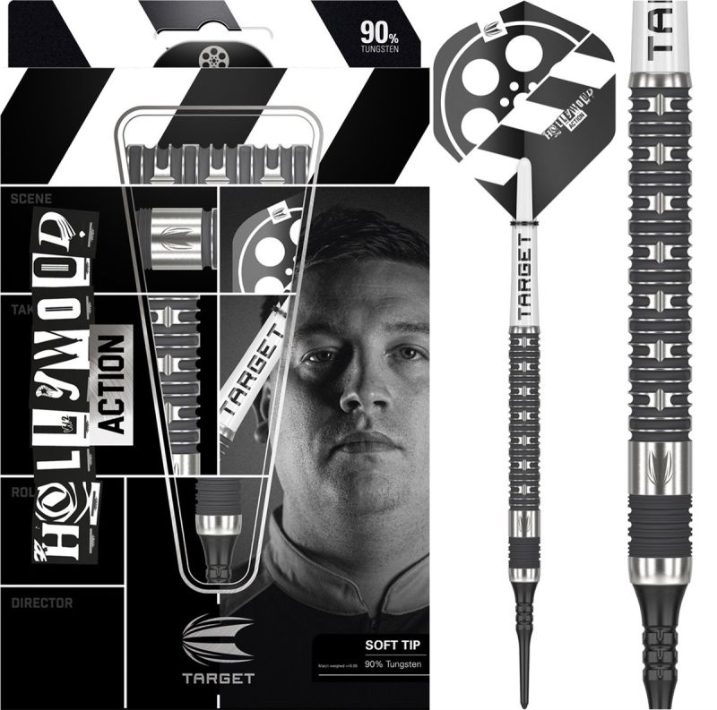 Target Hollywood Action Chris Dobey 90% Softdarts 20 Gramm Softdarts