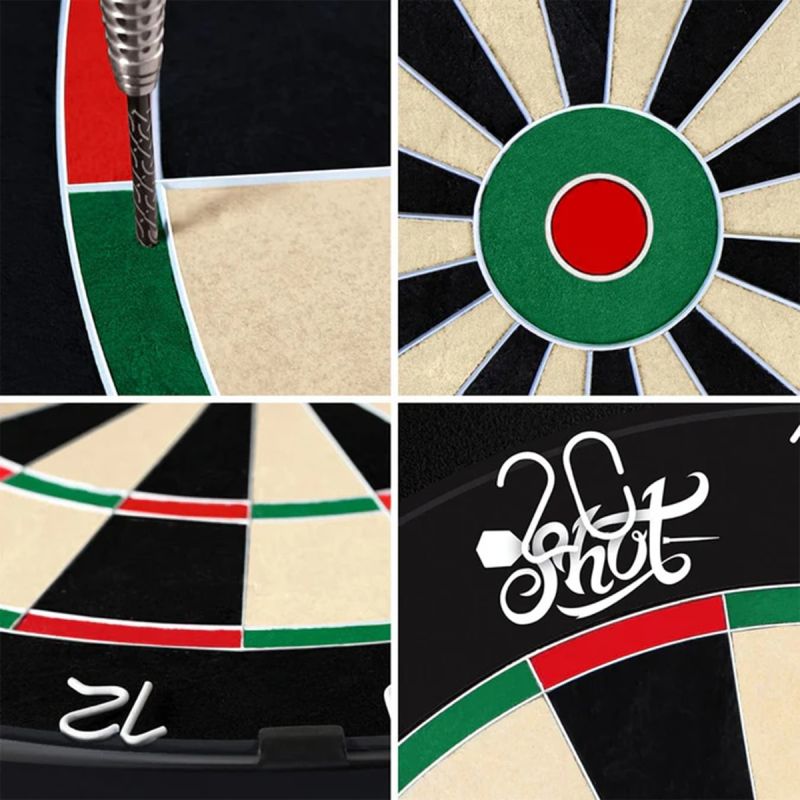 Shot Bandit Dartboard Professional 4. Generation Steeldart Scheibe