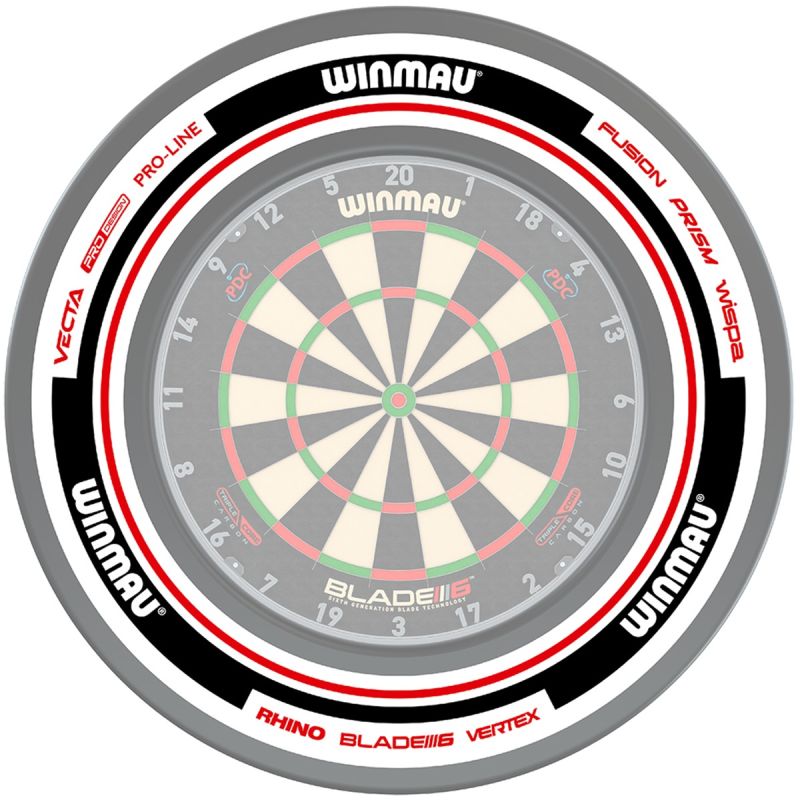 1 tlg. Winmau Advance Weiß/Rot Catchring Dart Surround Auffangring
