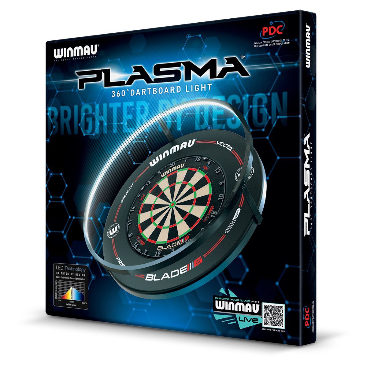 Mega Dart Set Plasma Schwarz Licht Surround TC Board Darts Boardzubehör