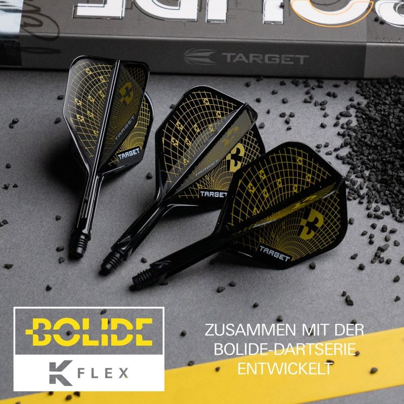 Target K-Flex Bolide Shaft/Flight System Shape No6 Shafts