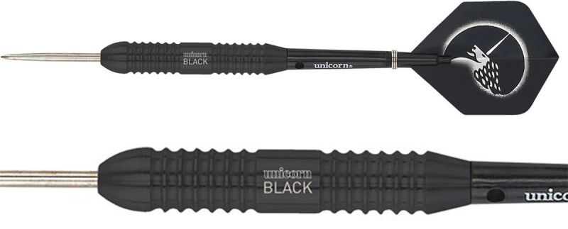 Unicorn Core Black Brass Steel 26g Steeldarts