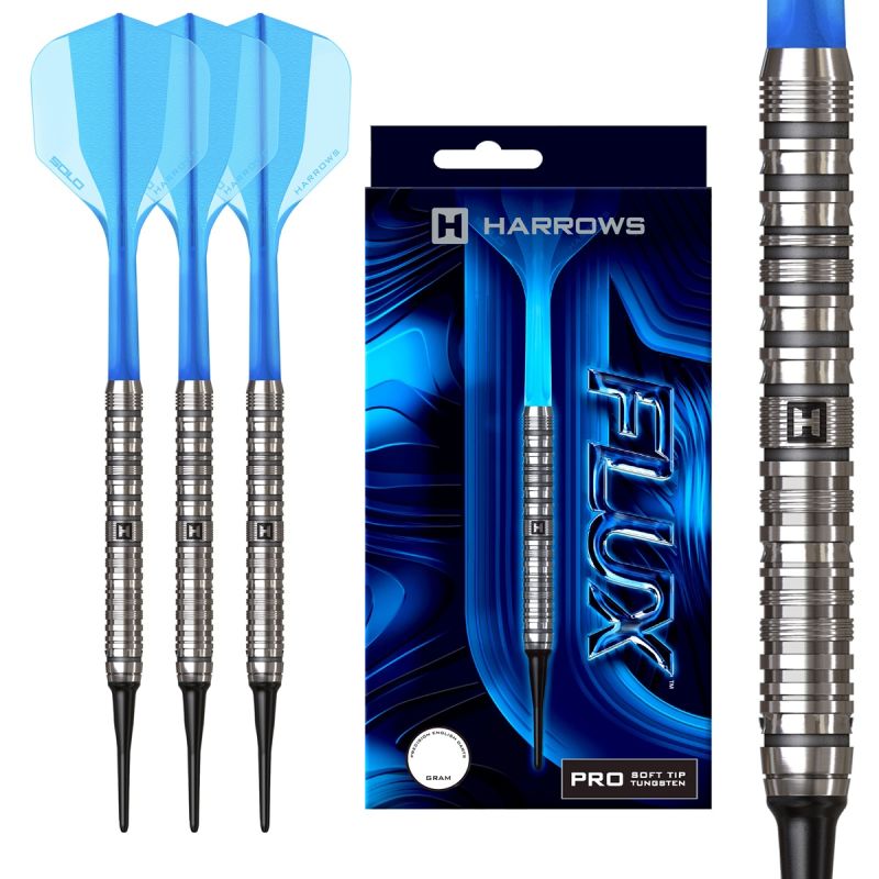Harrows Flux Tungsten Pro Softdarts 20 Gramm Softdarts