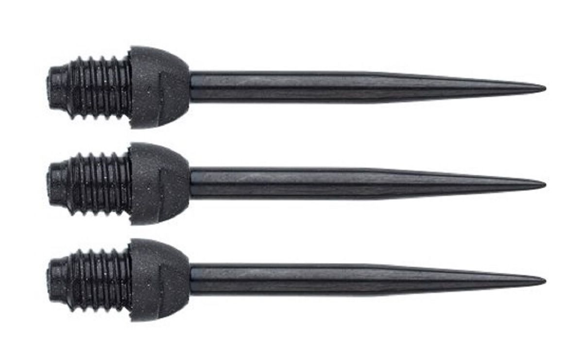 Winmau 2BA Wechselspitzen Stahl-Karbon für Soft auf Steel Schraubspitzen Tips