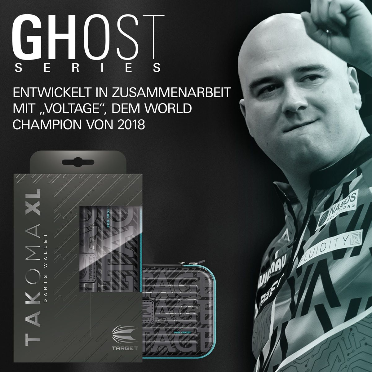 Target Takoma XL Ghost Rob Cross Wallet Aufbewahrung Case
