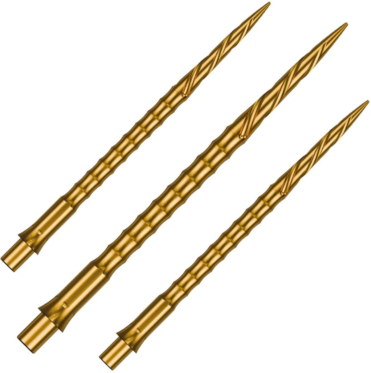 Precise180 EVO Steeldartspitze Gold Spiro 28/32/36/40 mm Wechselspitzen