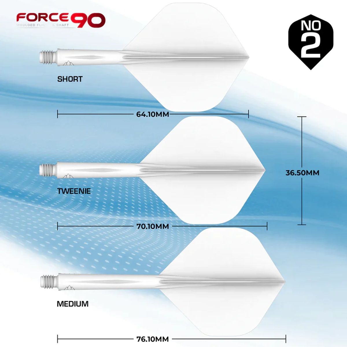 Mission Force 90 Shaft/Flight System Standart No2 Shafts