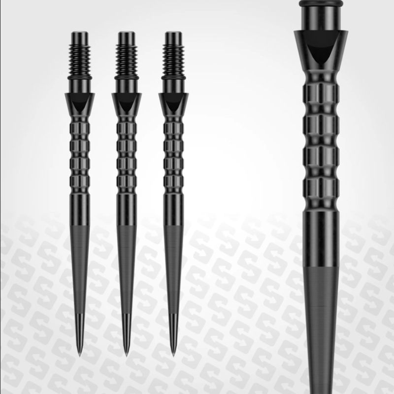 Winmau Switch Points Chain 26/30/40 mm Silber/Schwarz Wechselspitzen