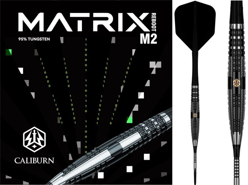 Caliburn Matrix Reboot M2 95% Steeldarts 22/24/26 Gramm Steeldarts