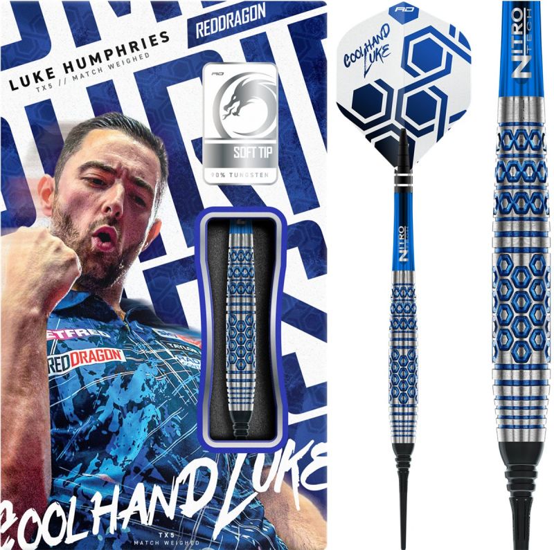 Reddragon Luke Humphries TX5 90% Softdarts 20 Gramm Softdarts