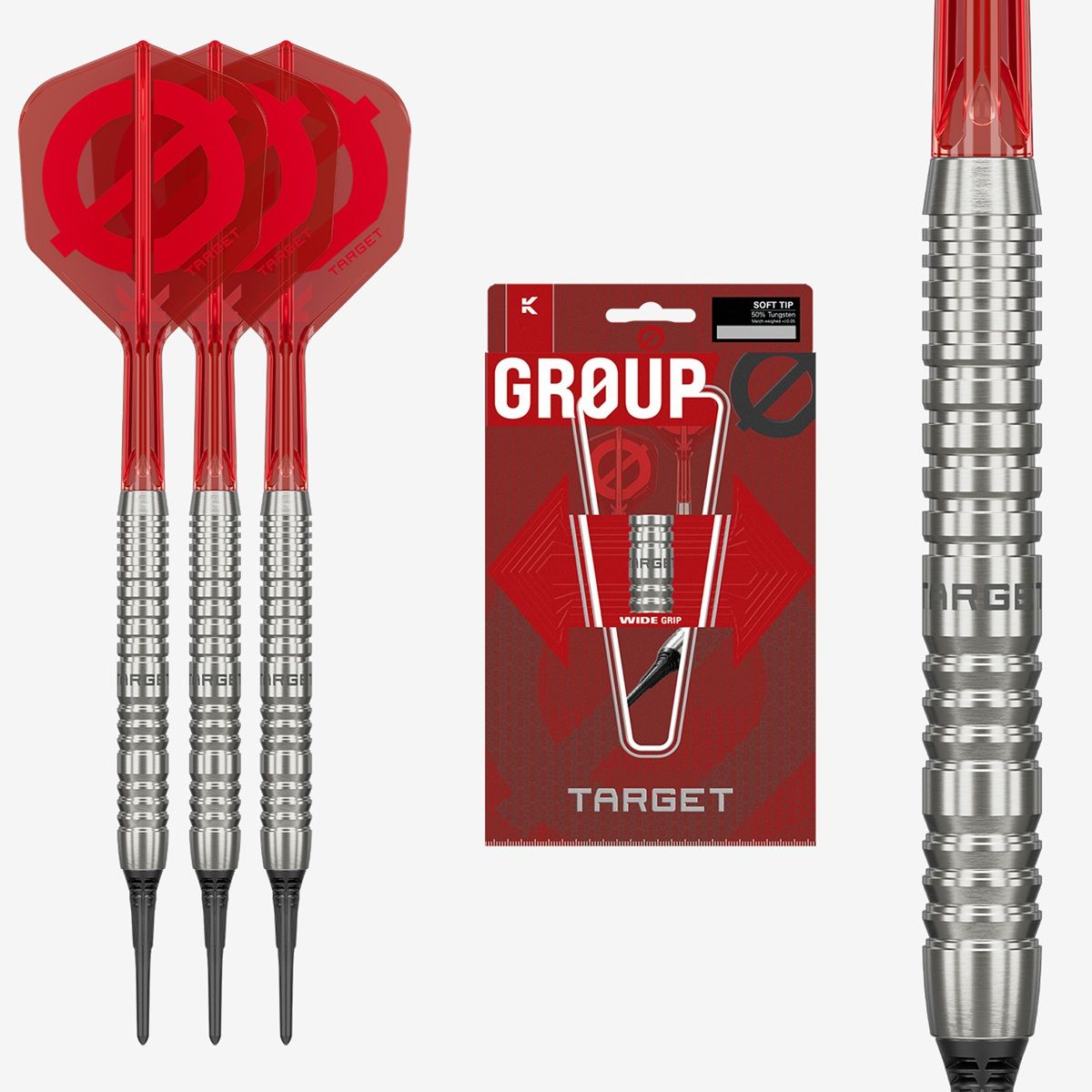 Target Group 12 50% Softdarts 18/20 Gramm Softdarts