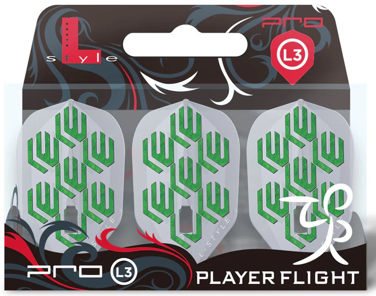 L-Style Champagne Flights Pro Lukas Wenig Clear White L3 Shape Flights