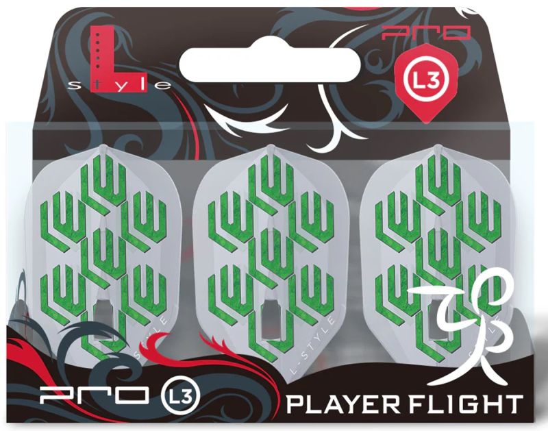 L-Style Champagne Flights Pro Lukas Wenig Clear White L3 Shape Flights