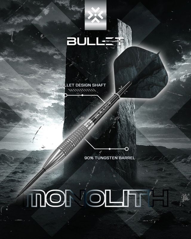 Bullet Monolith 90% Steeldarts 23/25/27 Gramm Steeldarts