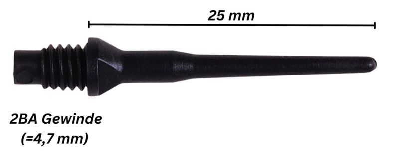Karella Keypoint-Special Softdart Spitzen 2BA 1000 Stück Soft Dart Spitzen E-Dart