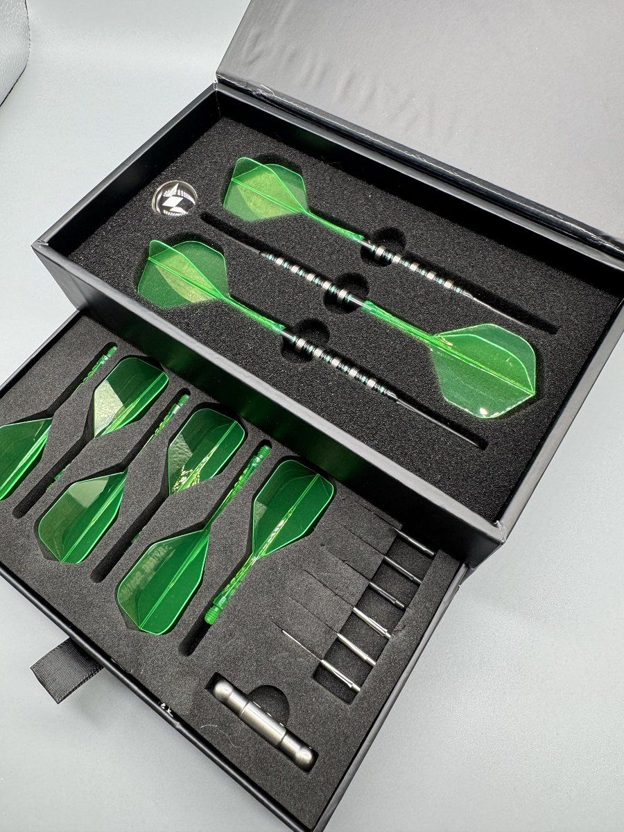 Mission Moldavite Black & Green 95% Steeldarts 23 Gramm Steeldarts