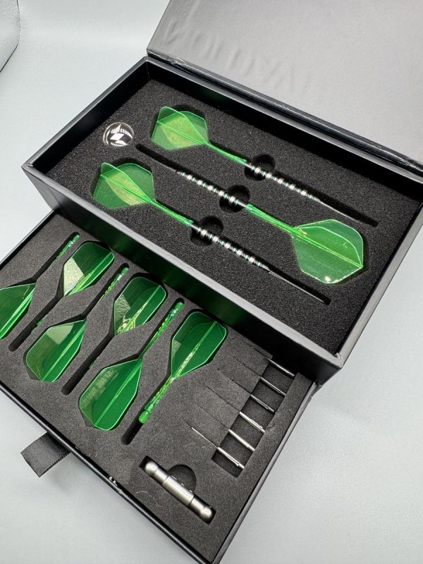 Mission Moldavite Black & Green 95% Steeldarts 23 Gramm Steeldarts