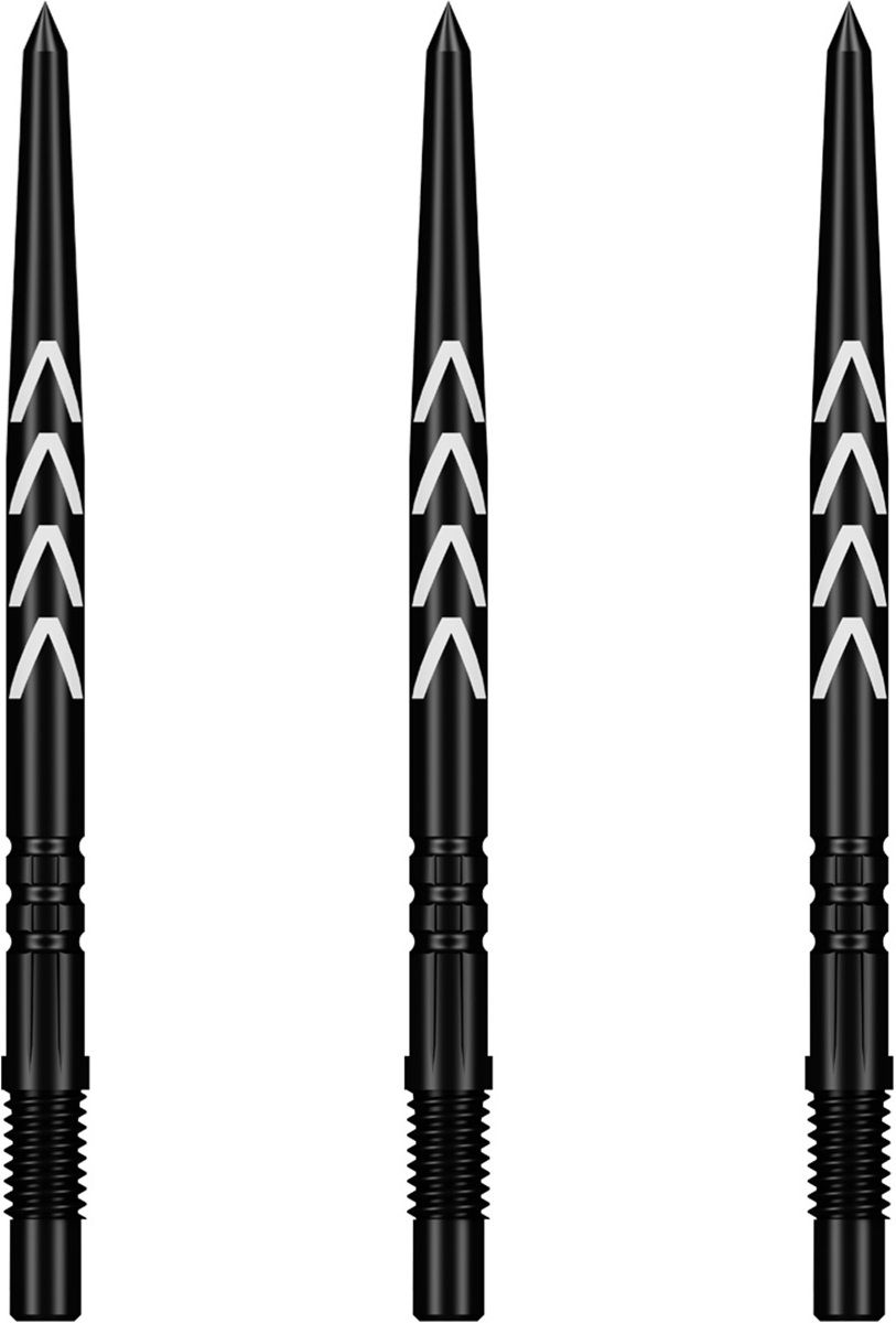 Shot! Michael Smith Turbo Points TP Schwarz 30/40 mm Wechselspitzen