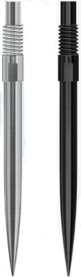 Harrows Quick Points 30/35/40 mm Silber/Schwarz Wechselspitzen