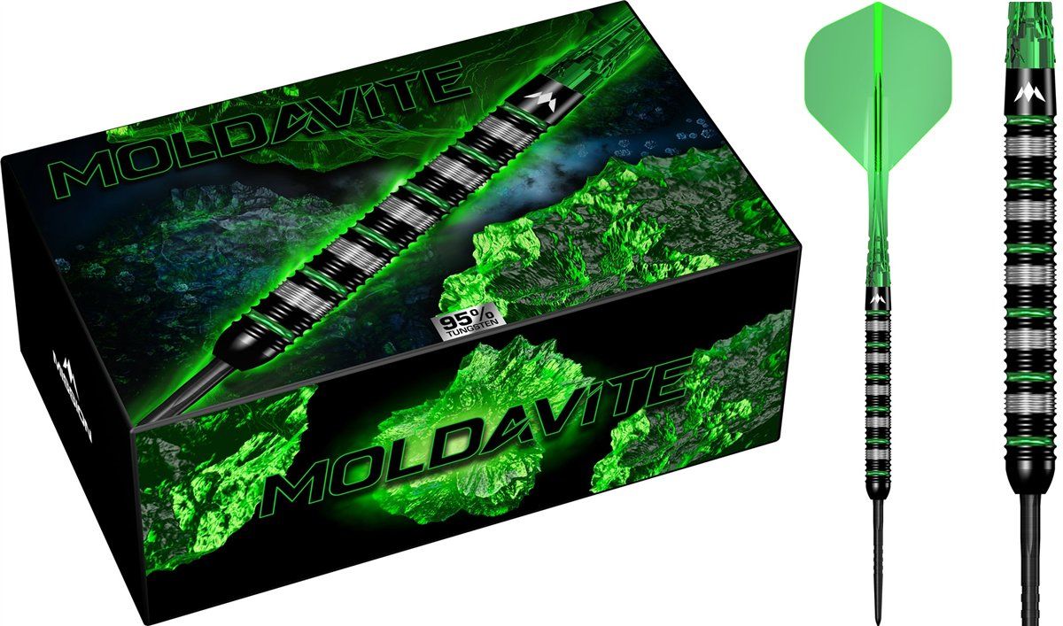 Mission Moldavite Black & Green 95% Steeldarts 23 Gramm Steeldarts