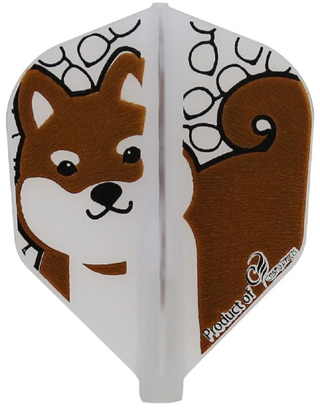 Cosmo Darts Fit Flights Shinnosuke Shibazaki Shiba Hund Shape Flights