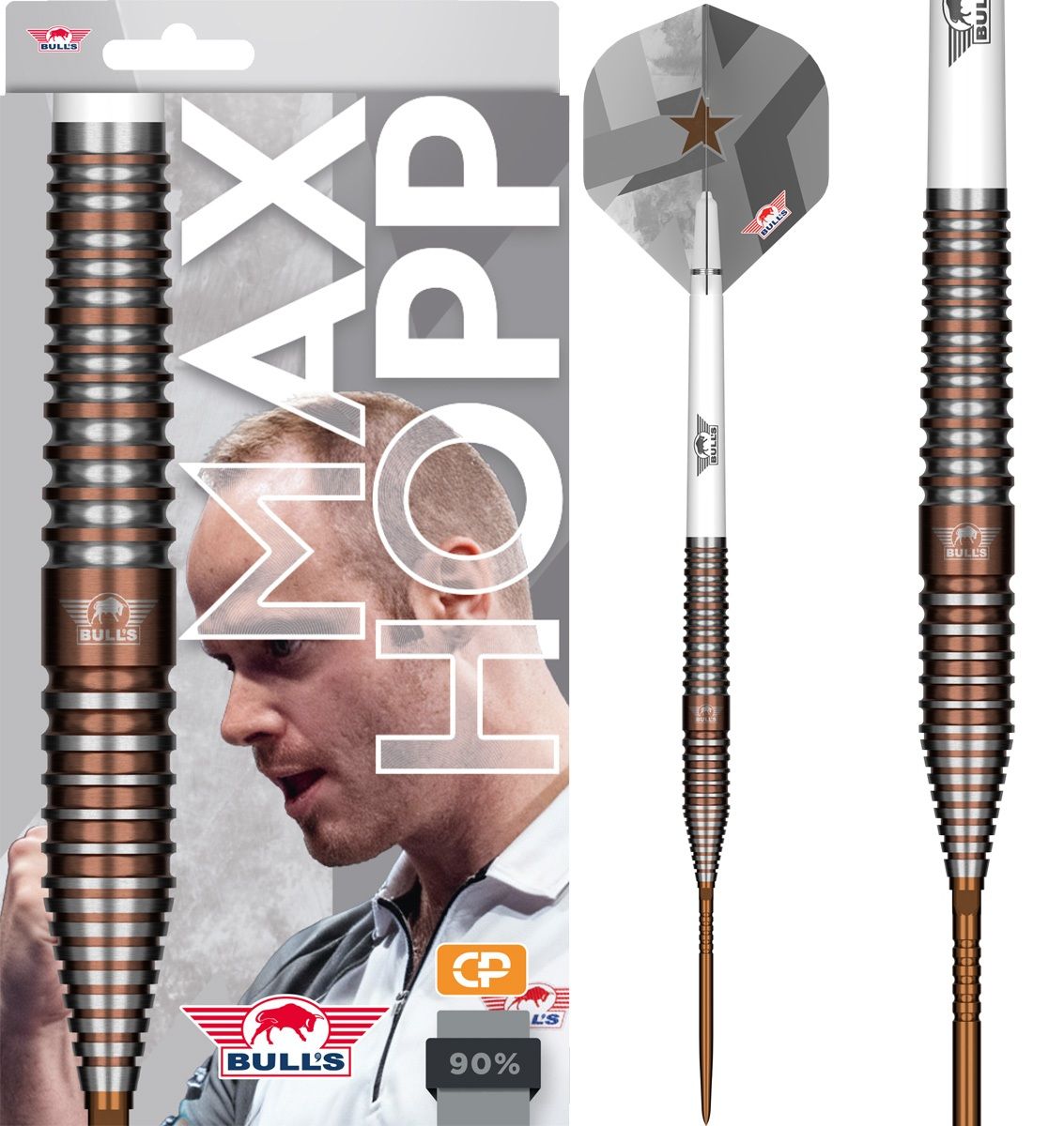 Bull´s Max Hopp E5 CP 90% Steeldarts 22/23/24/25 Gramm Steeldarts