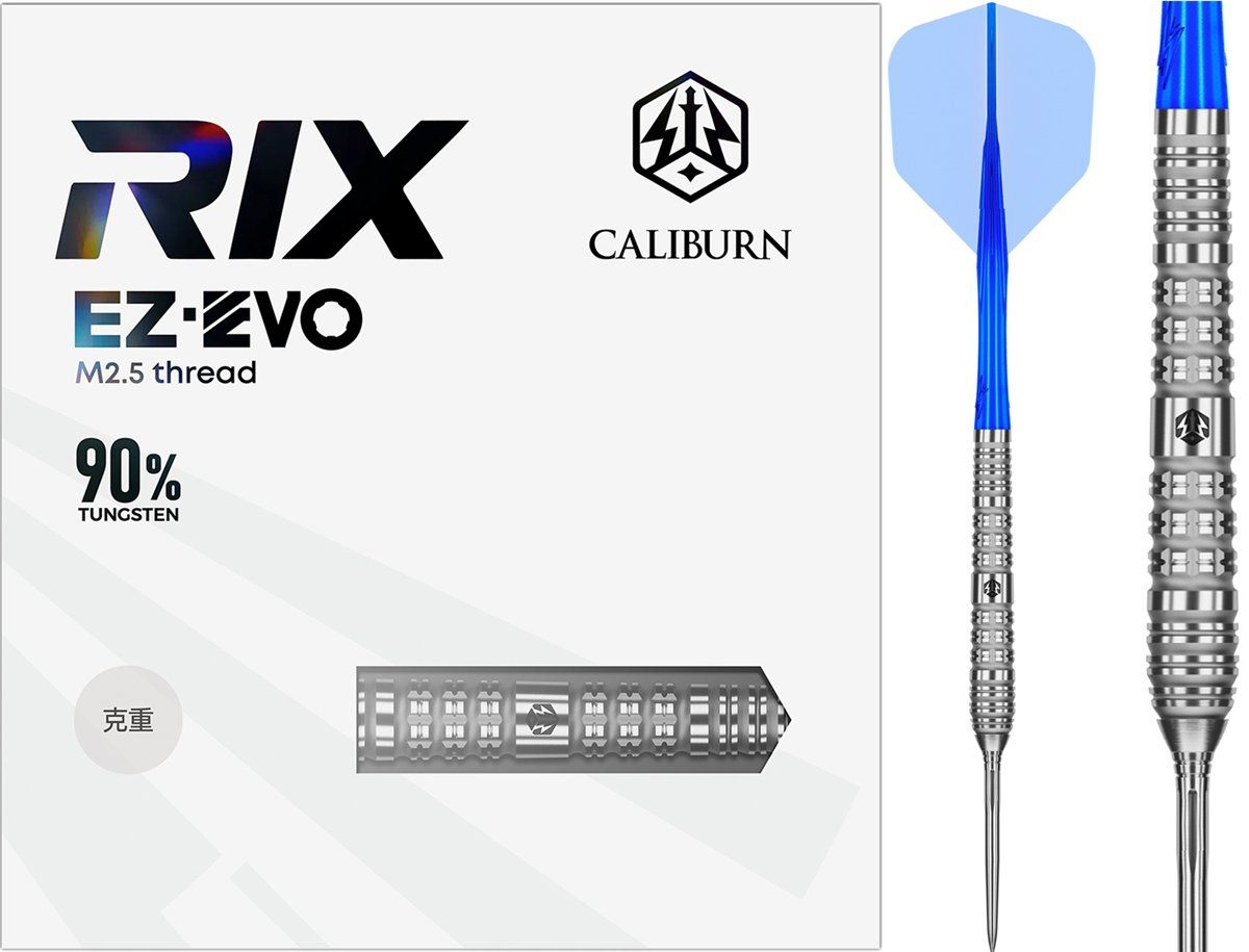 Caliburn EZ-EVO RIX R4 90% Steeldarts 22/24/26 Gramm Steeldarts