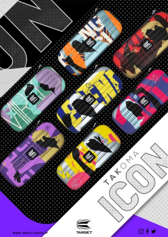 Target Haruki Rising Sun Icon Takoma Dart Case Aufbewahrung Case