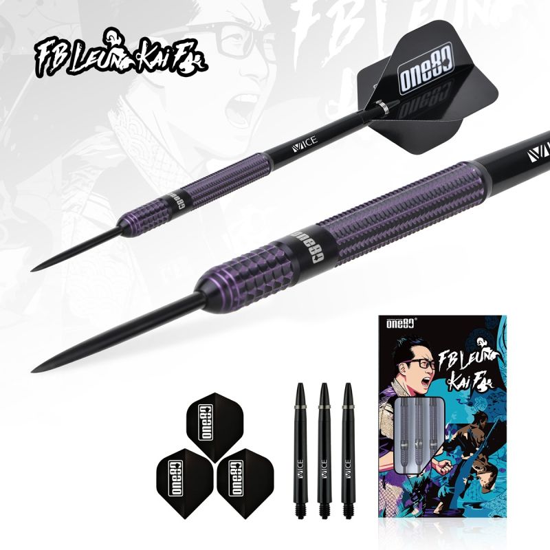 One80 FB Leung V3 Signature Dart 90% Steeldarts 22 Gramm Steeldarts