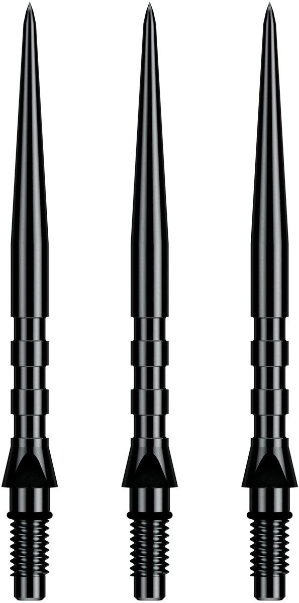 Winmau Switch Points Groove 26/30/40 mm Silber/Schwarz Wechselspitzen