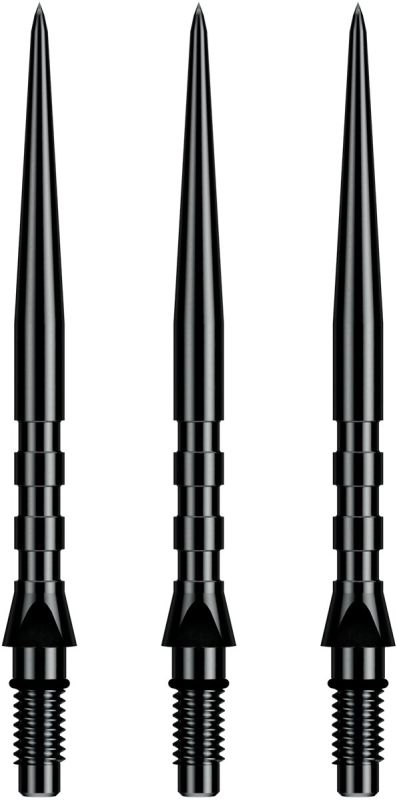 Winmau Switch Points Groove 26/30/40 mm Silber/Schwarz Wechselspitzen