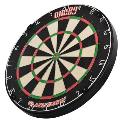 one80 Gladiator 3 Plus Dartboard mit einfacher Aufhängung Bristle Board