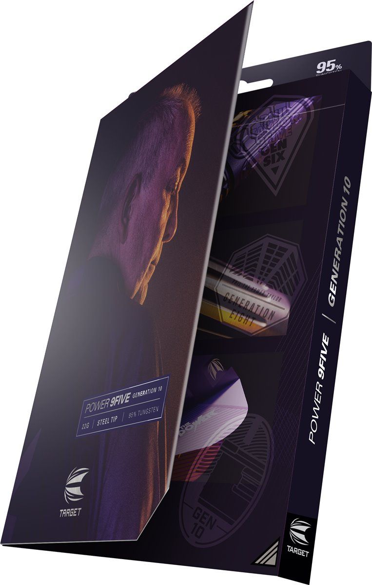 Target Phil the Power Taylor 9FIVE 95% G10 Swiss Point 2023 Steeldarts 22/24/26 Gramm Steeldarts