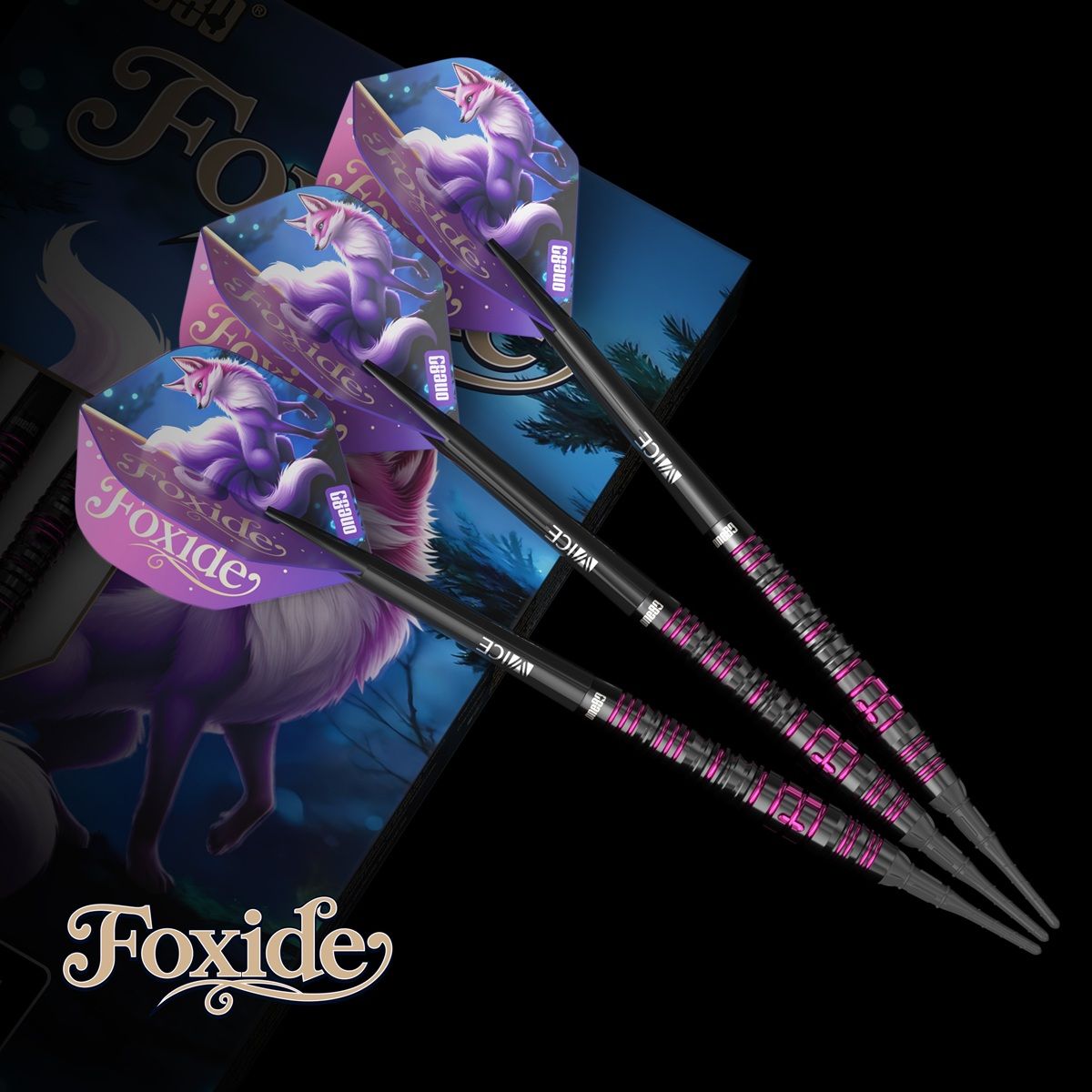 ONE80 Foxide F4 90% Softdarts 18/20 Gramm Softdarts