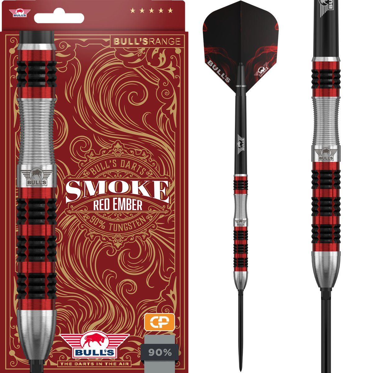 Bull´s Smoke Red Ember CP 90% Steeldarts 18/23/24 Gramm Steeldarts