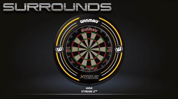 1 tlg. Winmau Dart Catchring Dart Auffangring Xtreme 2 Gelb/Schwarz Auffangring