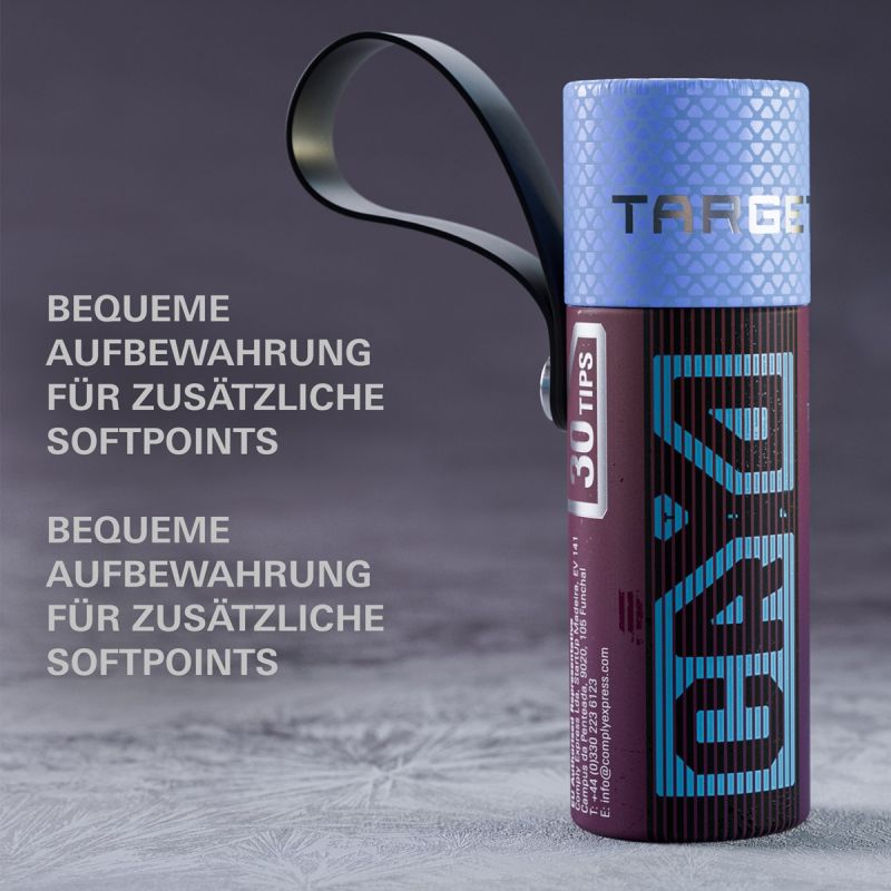 Target Cryo Soft Tip Points 2BA Gewinde Schwarz Soft Tip Spitzen